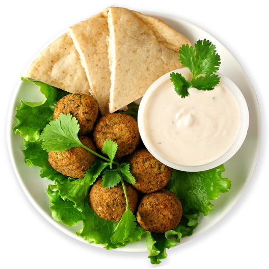 plate with sause